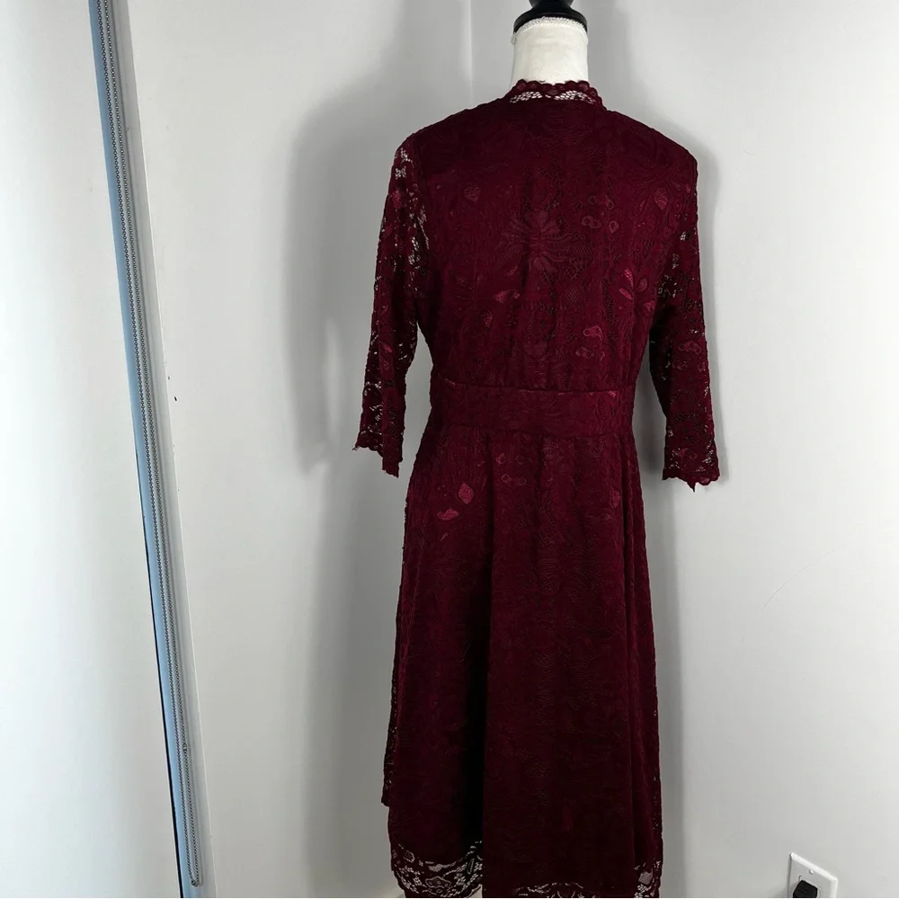 Kiyonna Mademoiselle lace cocktail dress